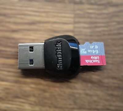 USB adapter för micro sd kort