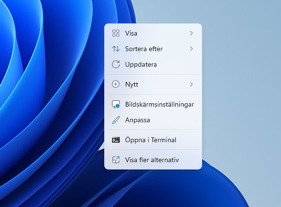 Ändra bakgrundsbild i Windows 11