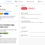 Bild på appen samba share i Home Assistant
