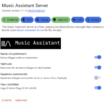 Music Assistant i Home Assistant