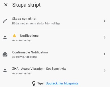 Använder Skript i Home Assistant för min belysning