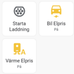 Knappar i Home Assistant Dashboard