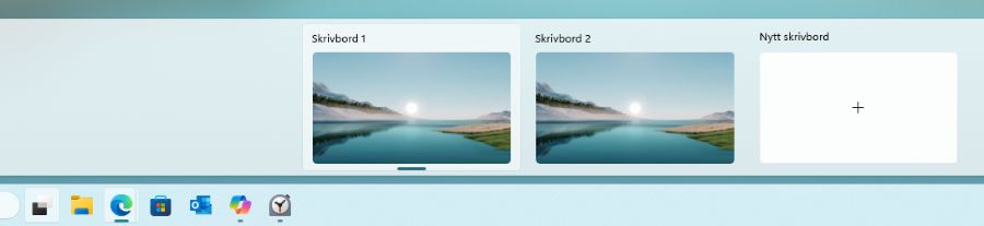 bild på virtuella skrivbord i windows 11
