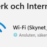 Bild på wifi symbol i Windows 11
