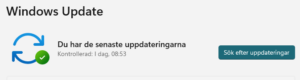 Bild på windows update i windows 11