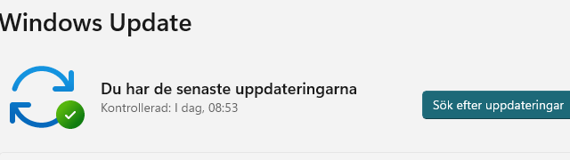 Bild på windows update i windows 11