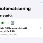 bild på en iOS automation