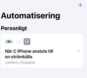 bild på en iOS automation